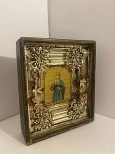 Ukraine 1st half of the 20th century Saint Alexandra Size of the kiot 34x29x9 cm - Imagen 1 de 7