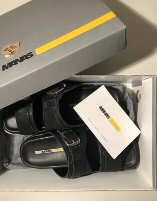 brand new Manas womens Italian leather sandals size 37 Foto 1 de 4