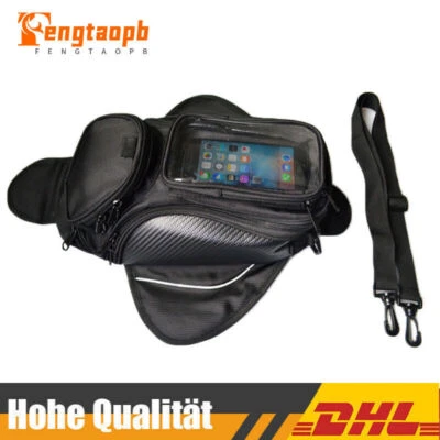 Motorrad magnetische Tankrucksack Oxford Sattel für Honda Yamaha Suzuki Kawasaki - Bild 1 von 4