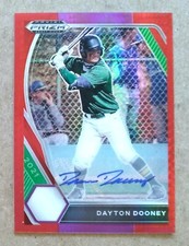 2021 PANINI PRIZM DRAFT PICKS HYPER RED & PURPLE AUTOGRAPH #169 DAYTON DOONEY