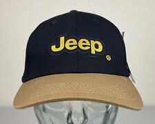 Jeep Snapback Adjustable Hat Cap Officially Licensed New w Tags Black Brown