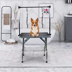 Pet Dog Grooming Table Foldable,Heavy Duty Foldable Pet Grooming Table with Arm - Picture 1 of 8