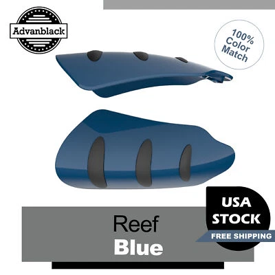 Protector de mano Reef Blue para Harley Davidson Touring y Softails Advanblack Foto 1 de 4