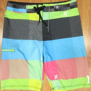 PANTALONES CORTOS DE BAÑO HURLEY PHANTOM SIN FORRAR POLI/SPANDEX Talla 31 - Imagen 1 de 6