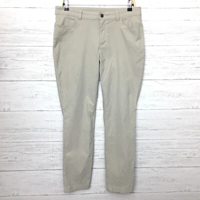 Eddie Bauer Women's Tan Straight Leg Pants Stretch Lightweight Hiking Camp 10 - Image 1 of 4