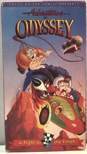 Adventures in Odyssey VHS Video Tape Flight to the Finish Kids Buy 2 Get 1 Free! - Picture 1 of 8