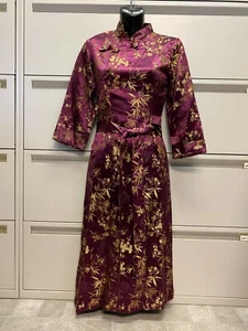 Vintage Style Custom Silk Traditional Chinese Evening Dress Gown - Picture 1 of 12
