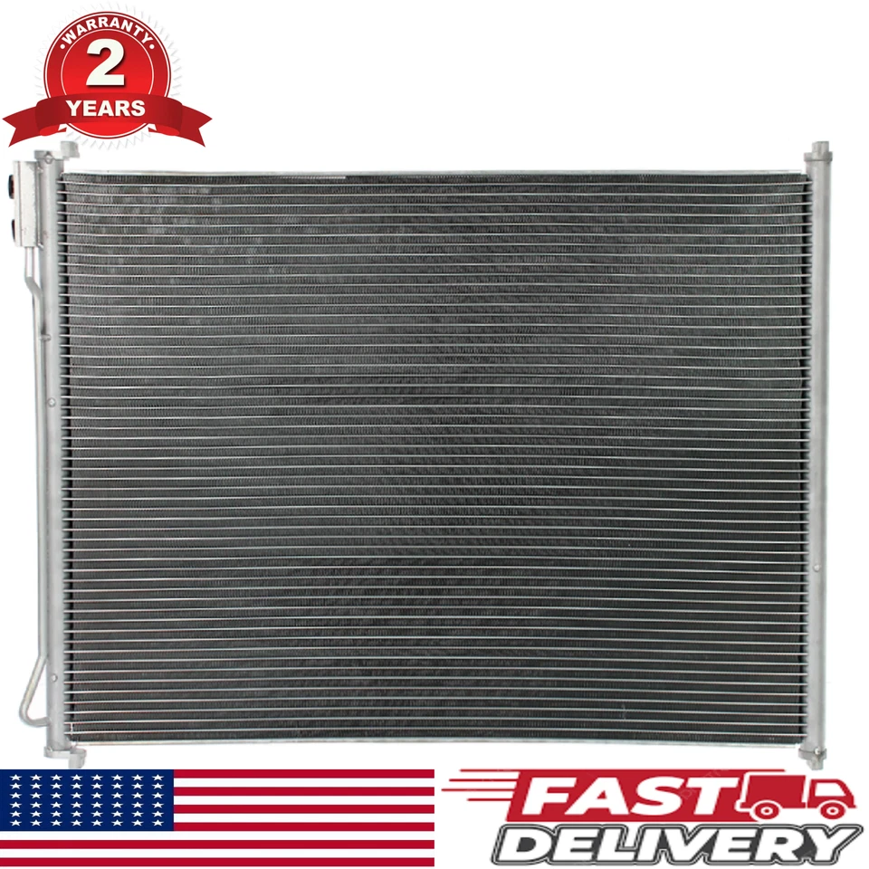 New AC Condenser For 1999-2007 Ford F-350 Super Duty F-250 Super Duty - Image 1 of 2