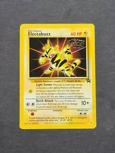 Pokemon ELECTABUZZ PROMO #2 - NO HOLO BLACK STAR WB PROMO - ERROR DE SANGRADO - EX - Imagen 1 de 2