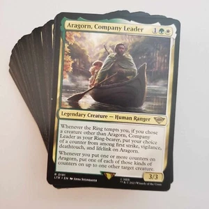 Mazo de Magic The Gathering Lord of the Rings Commander EDH Aragorn Company Leader - Imagen 1 de 6