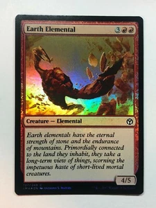 MTG Iconic Masters Earth Elemental 127 Foil NM/M - Picture 1 of 1