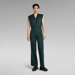 G-Star Damen Jumpsuit Wide Leg v Jumpsuit Womens Laub Grün Overall Größe: S - Bild 1 von 5