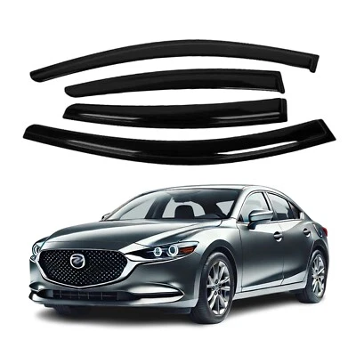 Fits Mazda 6 Mazda6 2014-2021 Side Window Vent Visor Sun Rain Deflector Guard - Image 1 of 4