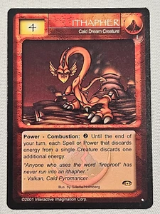 Magi Nation Duel - ITHAPHER - Cald Creature - Awakening 2001 Rare 1st Edition - Picture 1 of 6
