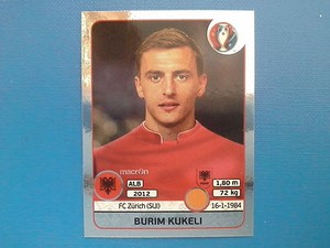 Panini Euro 2016 Swiss Star Edition Sticker No. 79 Burim Kukeli Shqipëria