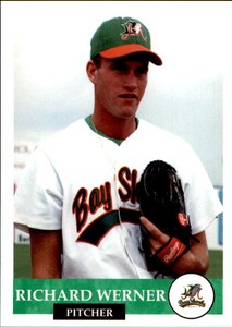 1994 Mobile Baysharks Collect-A-Sport #23 Richard Werner Hew Hampshire State
