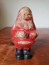 Old Time Plastic Santa Claus 40's-50's era 4 1/2" Father Christmas Kris Kringle