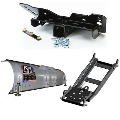 KFI Snow Plow Kit 66" For Polaris ETX Ranger 4x4 2015-2016 (Steel) Foto 1 de 3