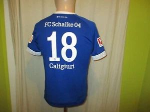 FC Schalke 04 umbro Heim Trikot 2018/19 "GAZPROM" + Nr.18 Caligiuri Gr.164 TOP - Picture 1 of 7