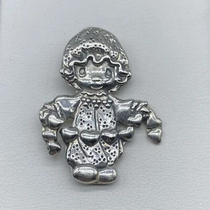 Vintage Sterling Silver Precious Moments Many Hearts Brooch Pin PMI 1.5" 6.5g - Picture 1 of 9