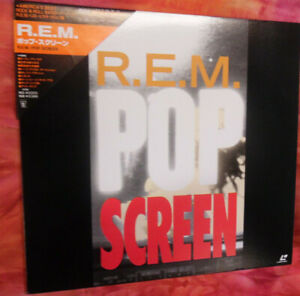 R.E.M. "Pop Screen" Japanese only 1990 laserdisc Stand, Get Up, Pop Song, Crush