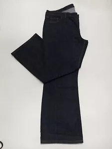 Dickies Sz 22 Women's Navy Blue Industral Denim Relax Fit 100% Cotton Jeans Pant - Picture 1 of 12