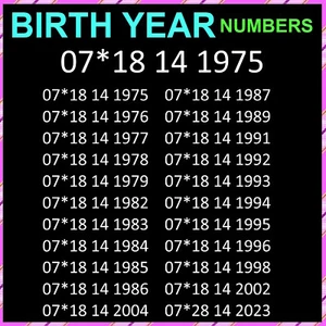 Birth Year Easy SIM Card Mobile Phone Number VIP Gold Platinum Diamond Business