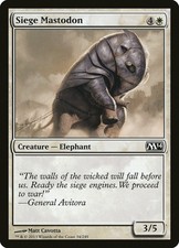 FOIL Siege Mastodon | MtG Magic Magic 2014 (M14) | English | Near Mint