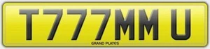 T777 MMU TIM U CHERISHED REGISTRATION PRIVATE NUMBER PLATE CAR REG TIMOTHY - Picture 1 of 1