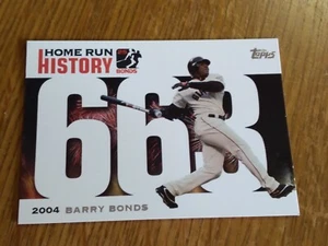 2006 Topps Baseball Barry Bonds Home Run History #663 EX-Nr Mt - Picture 1 of 2
