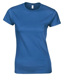 Ladies T-Shirts (Gildan) Royal Blue - 2XL (18-20) - stock clearance - Picture 1 of 1
