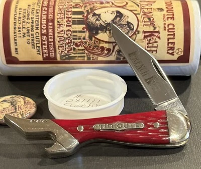 🔥 GEC 28 GREAT EASTERN CUTLERY FUSCHIA BONE FRENCH LATE POCKET KNIFE RARE - Image 1 of 4