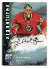 JOSH HARDING auto AUTOGRAPH card MINNESOTA WILD 2007-08 BAP BE A PLAYER