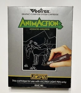 Vintage GCE Vectrex AnimAction Complete 1982 Light Pen Video Game CIB NICE - Picture 1 of 4