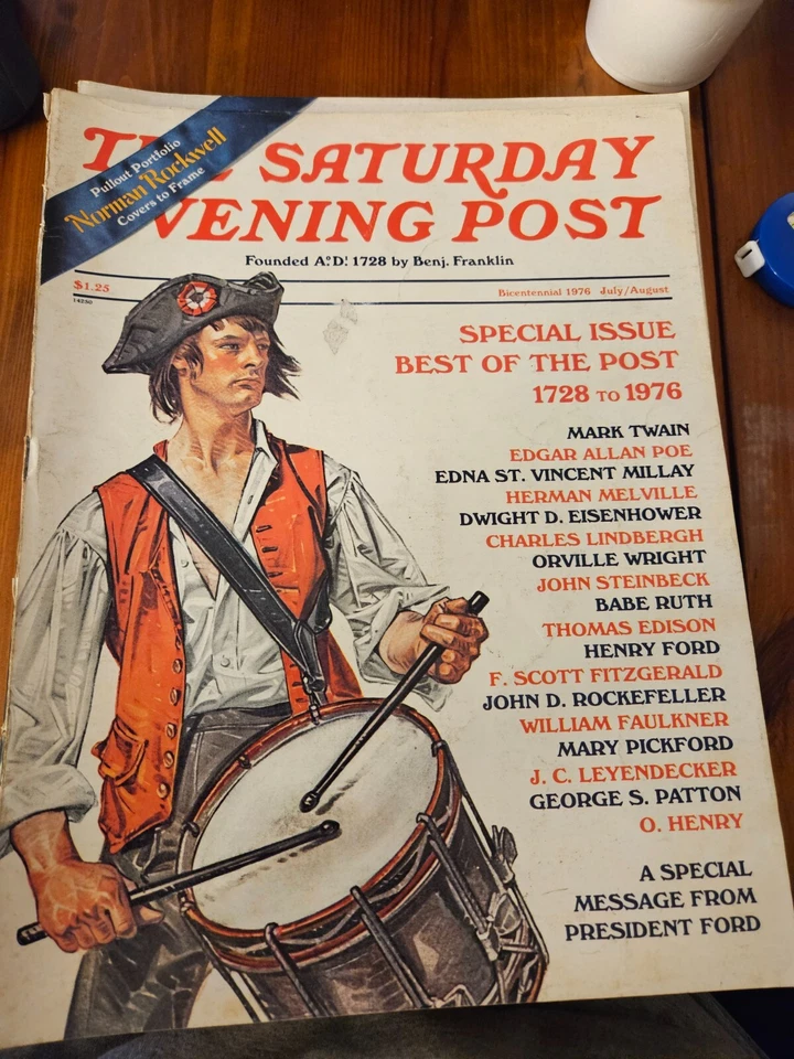 Saturday Evening Post Bicentennial Special - 1776 1976 Normal Rockwell - Image 1 of 1