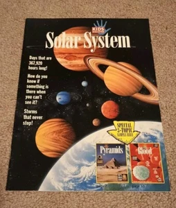 KIDS DISCOVER MAGAZINE -Solar System -1997- Excellent Cond - Picture 1 of 3