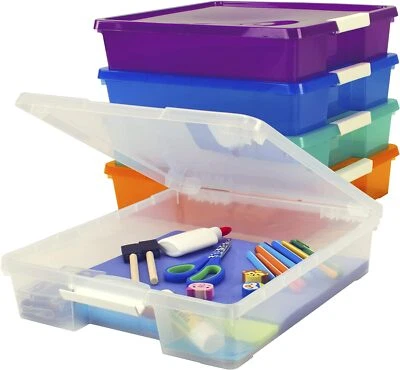 Storex Classroom Student Project Box, standard sized, Assorted Colors  - Imagen 1 de 4