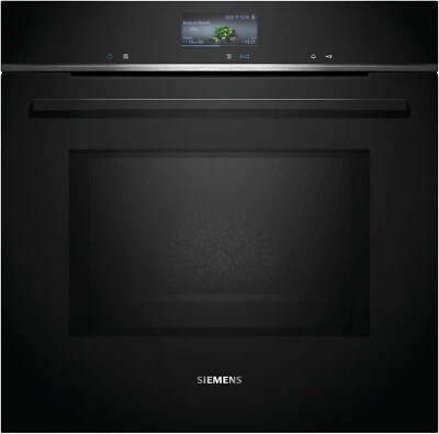 Siemens,HM776GKB1  Einbau-Backofen mit Mikrowellenfunktion  Schwarz, Edelstahl - Bild 1 von 4