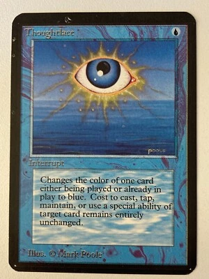 Magic the Gathering MTG Alpha THOUGHTLACE LP (Beta Bob) - Image 1 of 4
