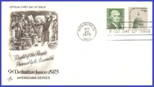 USA4 #1591 U/A ARTCRAFT FDC Combo2  Dome of Capitol - Picture 1 of 1