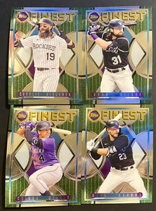 Colorado Rockies 2022 Topps Finest Flashbacks Base Team Set ~ Vilade-Welker RC+ - Bild 1 von 1