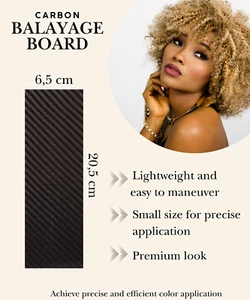 Hair Colouring Board , Balayage Board Handcrafted SMALL SIZE From Carbon Fiber! - Picture 1 of 2