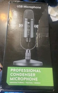 Kit de micrófono condensador USB soporte para grabar podcast hablar BM-86 juegos - Imagen 1 de 6