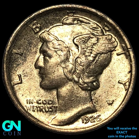 1926 D Mercury Dime  #E8119 Cover