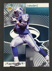 Barry Sanders 1998 Upper Deck Star Quest Football Card #20 (NM) - Picture 1 of 2