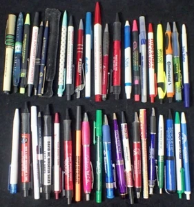 (40) Vintage Advertising Ball Point Pens Lot 5 - Picture 1 of 10