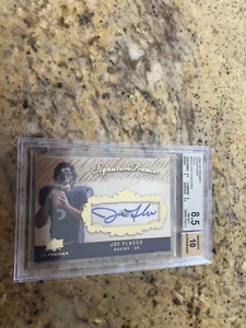 2008 UPPER DECK PREMIER JOE FLACCO GOLD AUTO 2/65 BECKETT 10 AUTOGRAPH - Picture 1 of 2