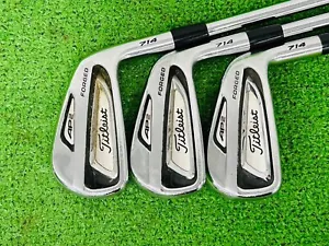 Titleist 714 AP2 Forged Iron 5-9+PW RH Dynamic Gold S200 Stiff Flex Steel G10655 - Picture 1 of 8