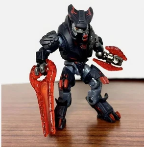 Mega Construx Bloks Halo Jega 'Rdomnai Black Red 2 Inch Collectible Figure Toy - Picture 1 of 2