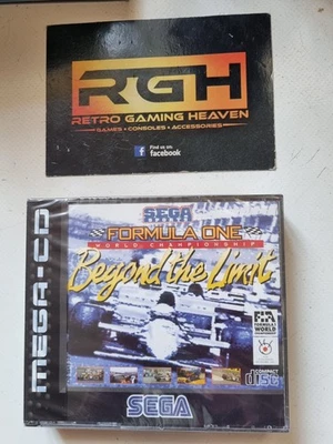 FORMULA ONE BEYOND THE LIMIT SEGA MEGA CD GAME NEW FACTORY SEALED + SPINE CARD - Image 1 of 4